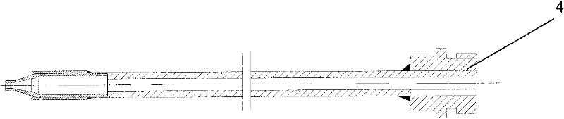 Inner spray method and device for medical packing aluminum tube