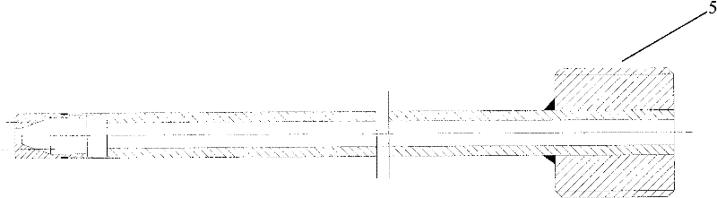 Inner spray method and device for medical packing aluminum tube