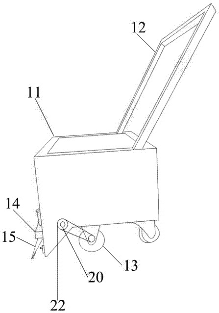 Fluid material spreading device