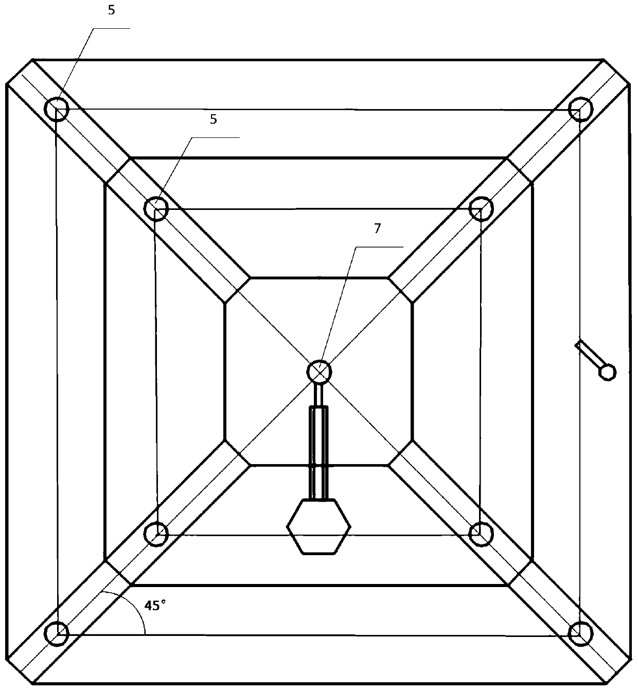 Detection tool for three-coordinate measuring machine