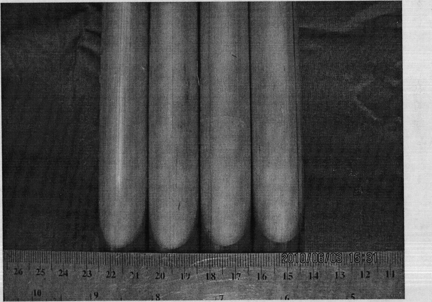 Heat treatment process of large-size high-tensile magnesium alloy extrusion