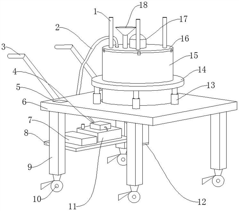 Agricultural forage grass seed dressing device and using method thereof