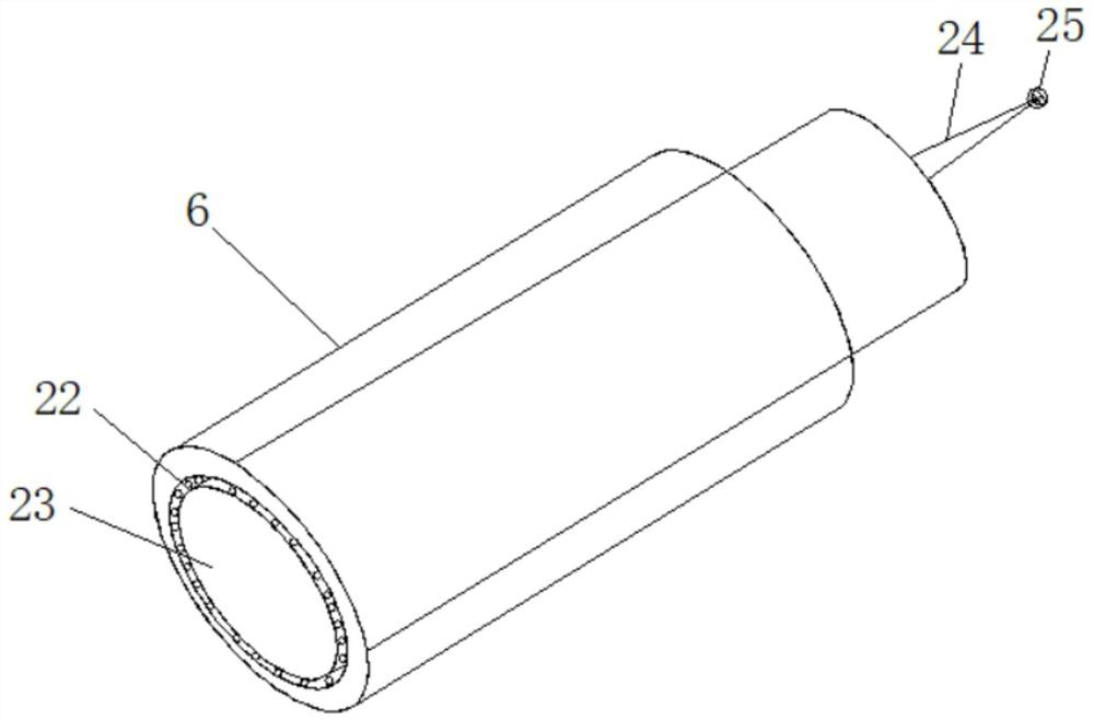 Egg white separation device and use method