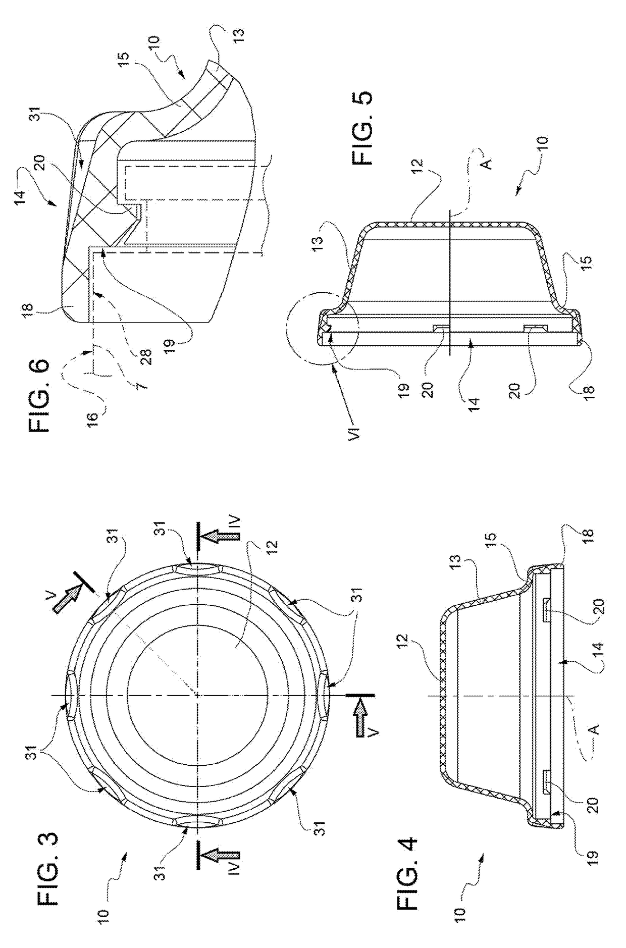 A support assembly for movable shaft in particular for machinery for the food industry