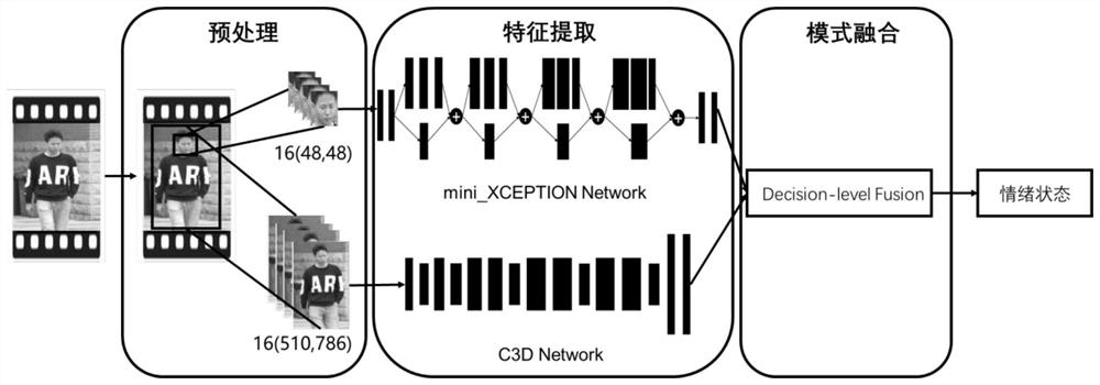 Individual emotion recognition method fusing expressions and postures