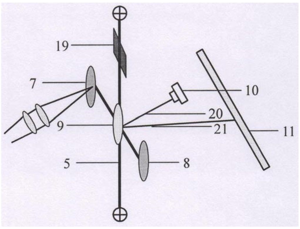 Laser thruster micro-impulse test device