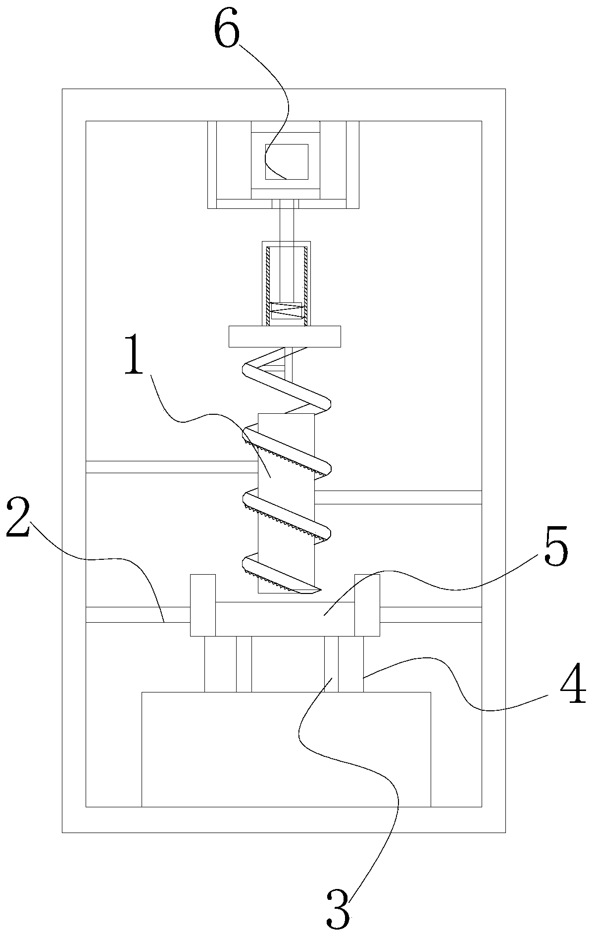 A device for cutting circular block sponge