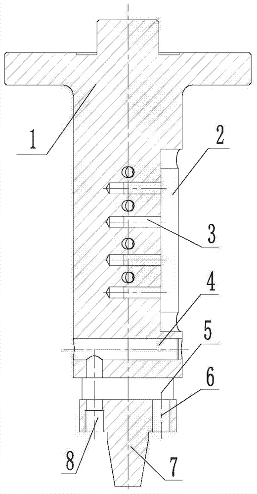 Connecting rod pressure bushing jig with pressure head