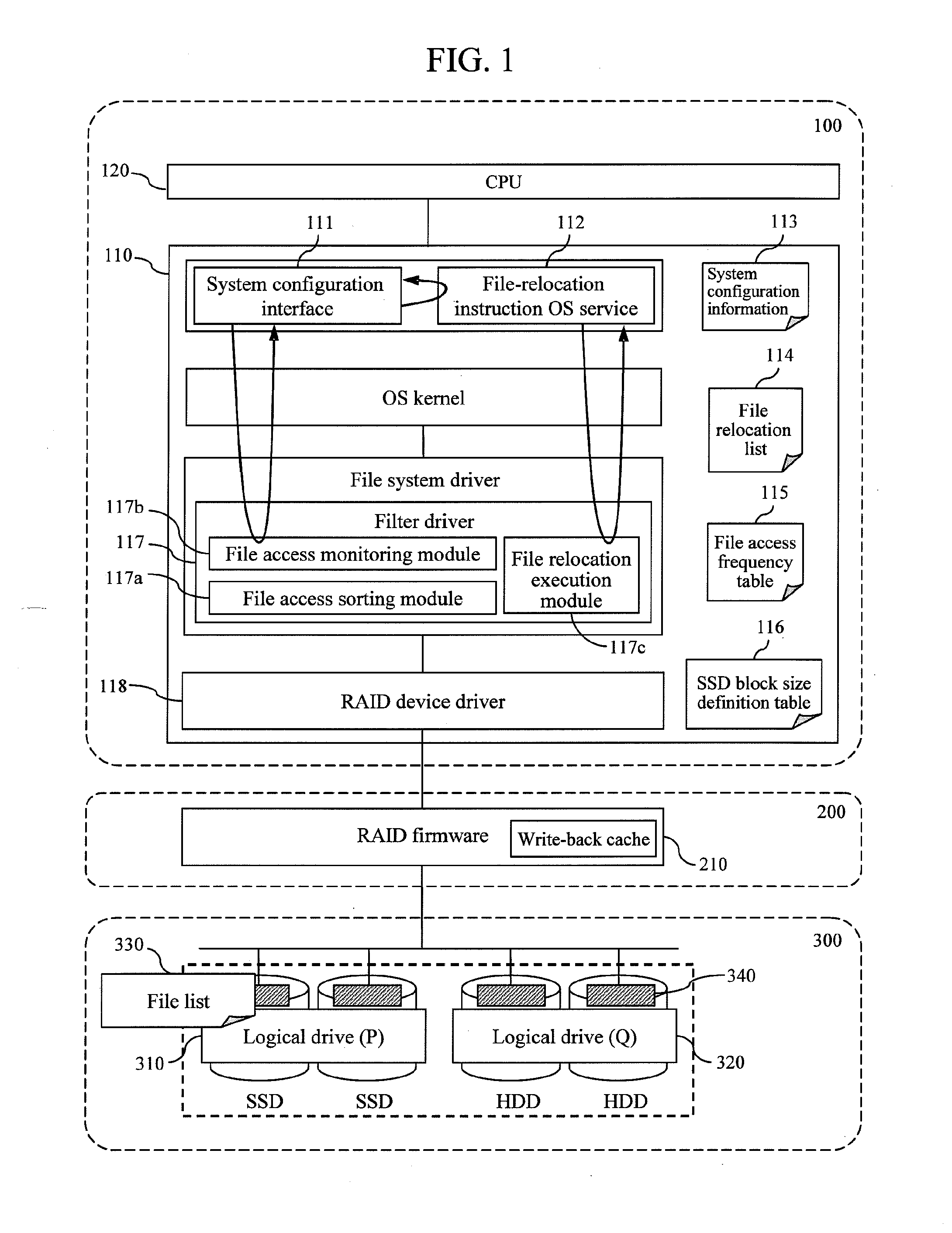 Disk array configuration program, computer, and computer system