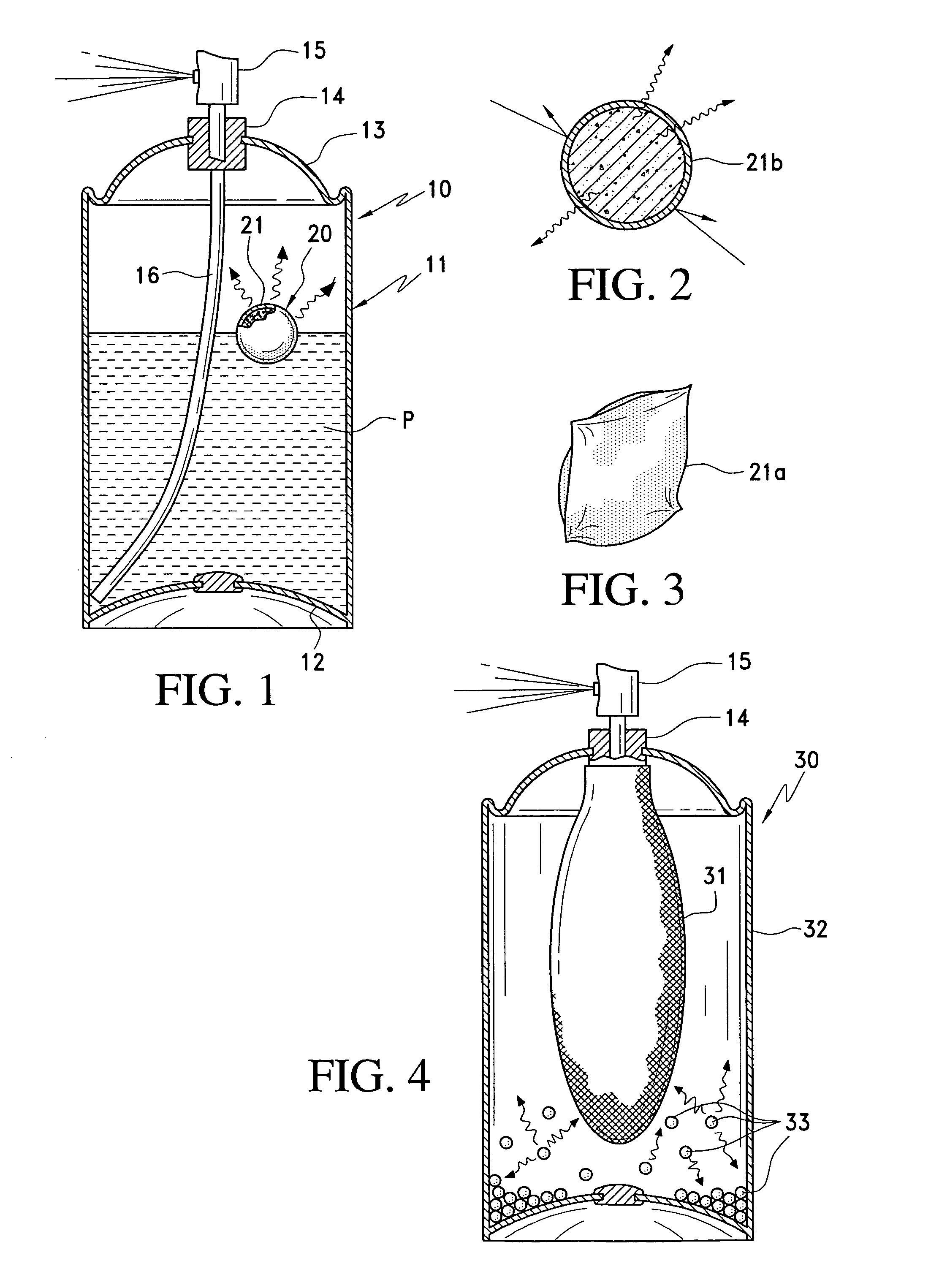 System and method for providing a reserve supply of gas in a pressurized container