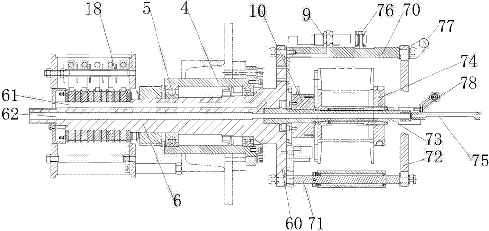 Automatic feedback control tension taping machine