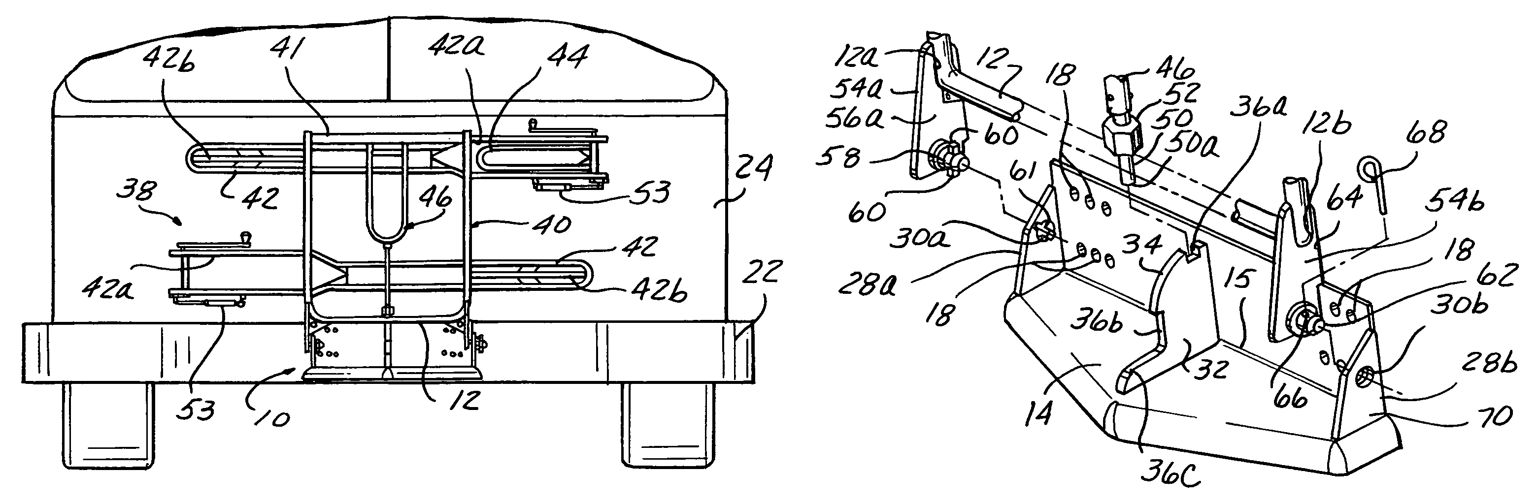 Quick connect system for a bicycle rack assembly