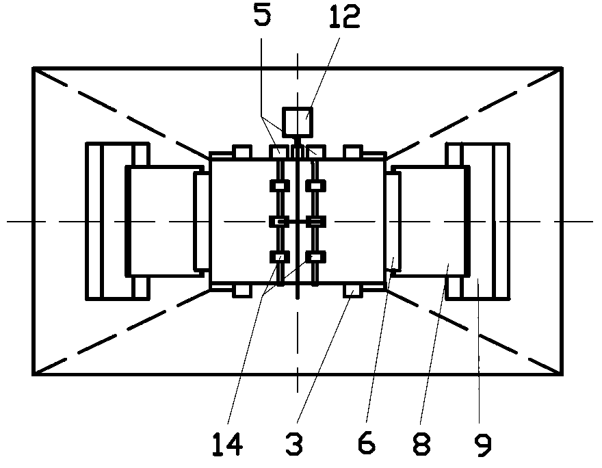 Automatic material dividing device with anti-blocking function