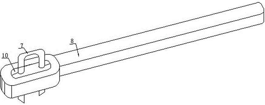 Door-shaped nail pre-bender and guider for orthopedics ligament reconstruction