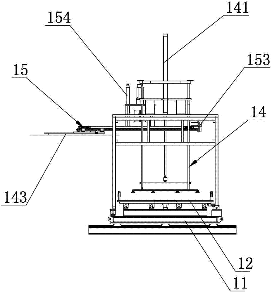 A plate automatic loading and unloading production line