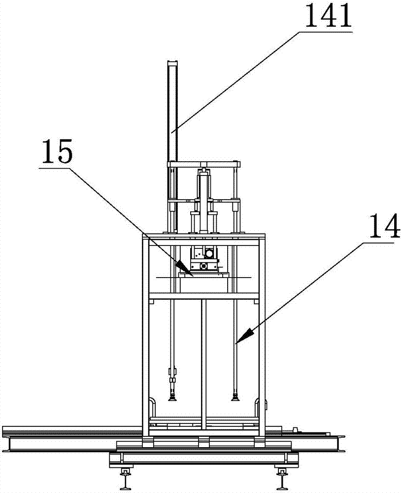 A plate automatic loading and unloading production line