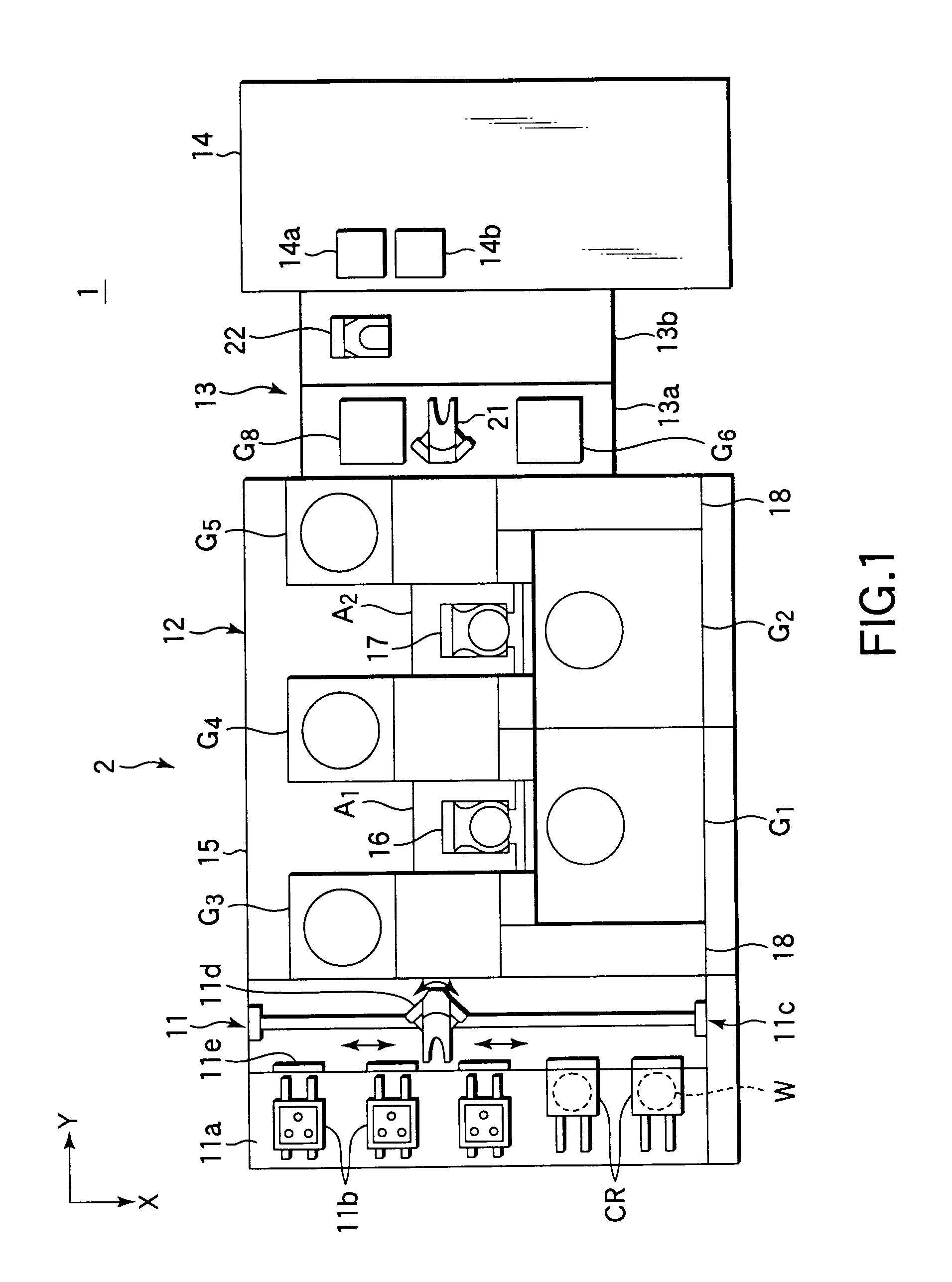 Coating film processing method and apparatus