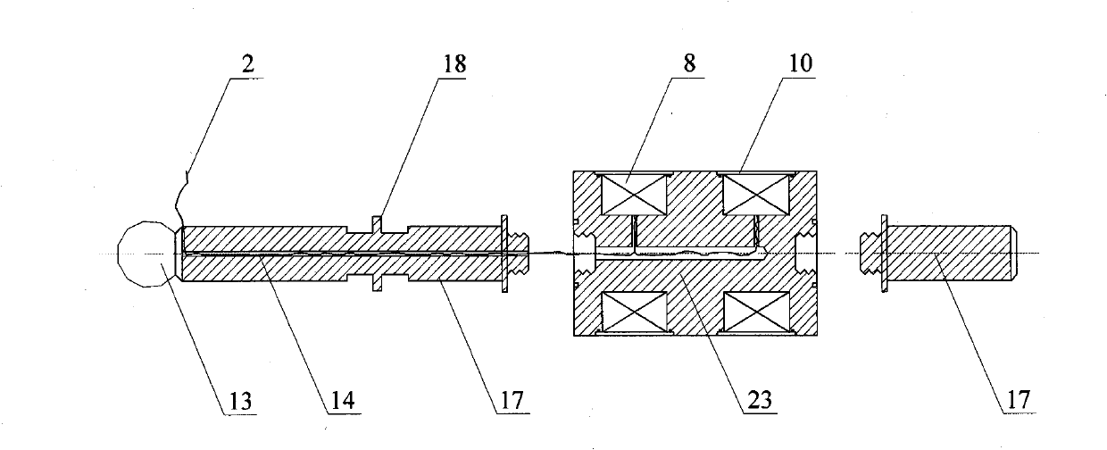 Three-cylinder type large-capacity magneto-rheological damper