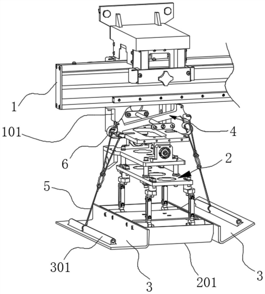 Slurry smoothing device and leveling machine