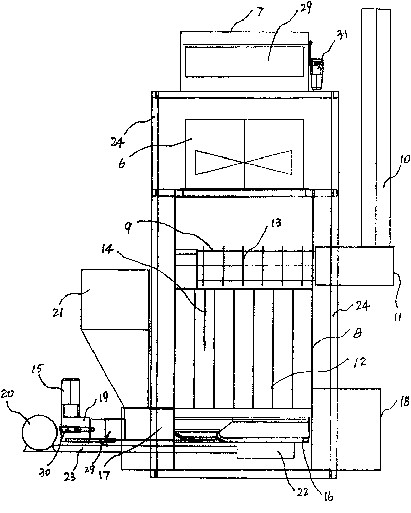 Coal burning hot-blast stove