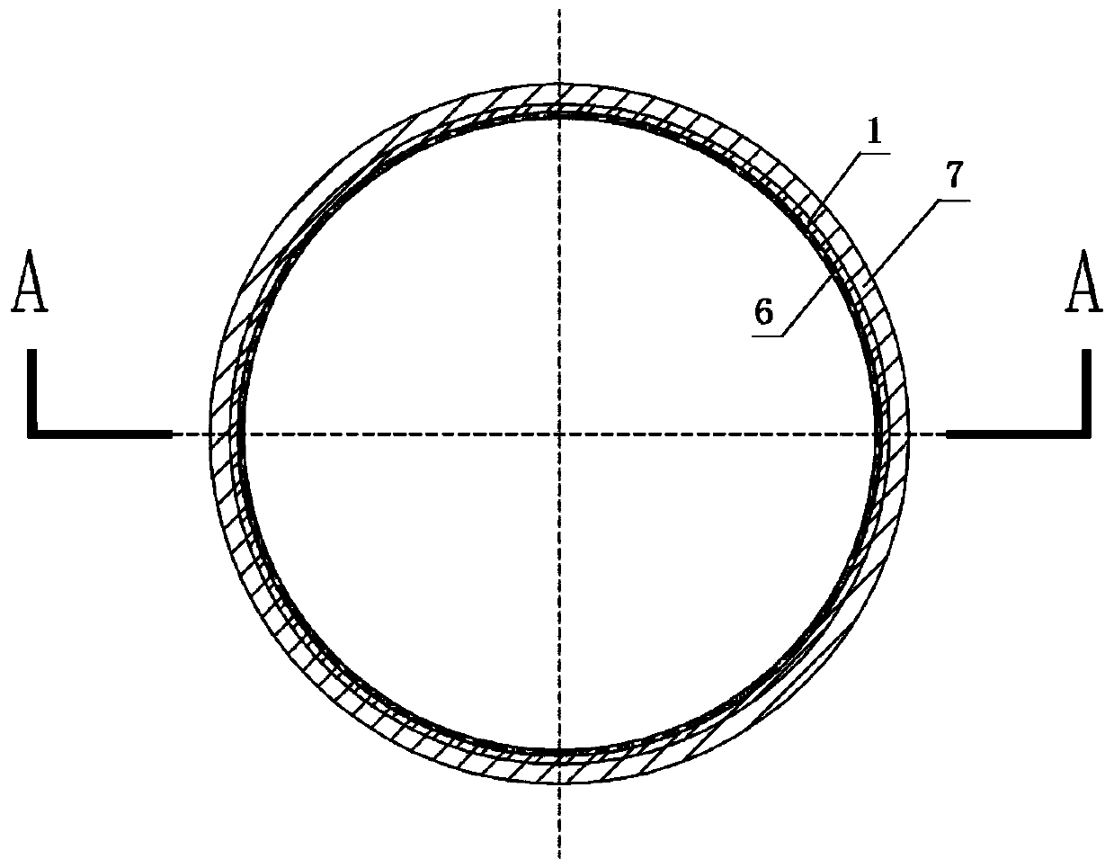 Method for reducing side friction of pile foundation