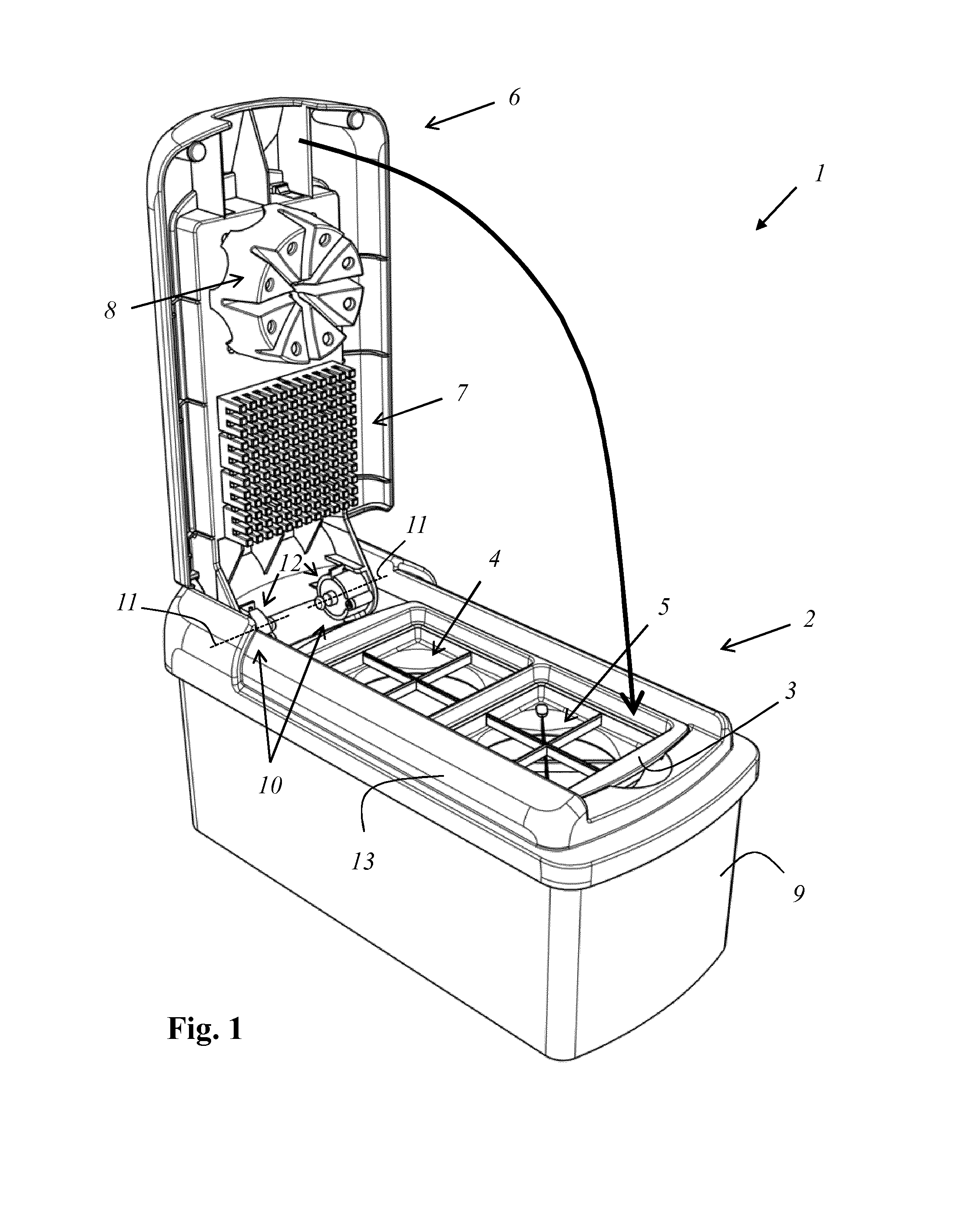 Food comminution device