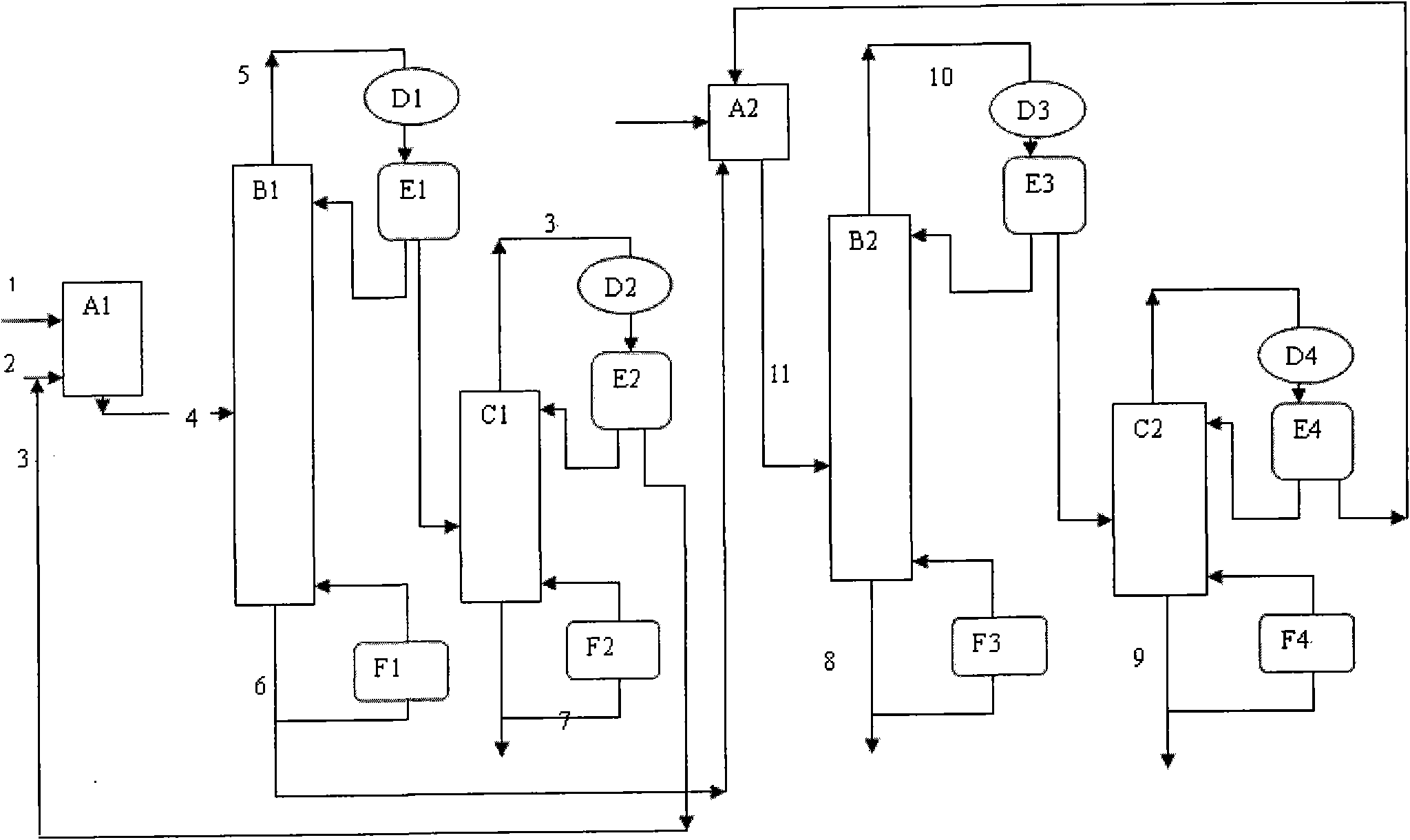 Method for separating pseudocumene from C9 aromatic hydrocarbon