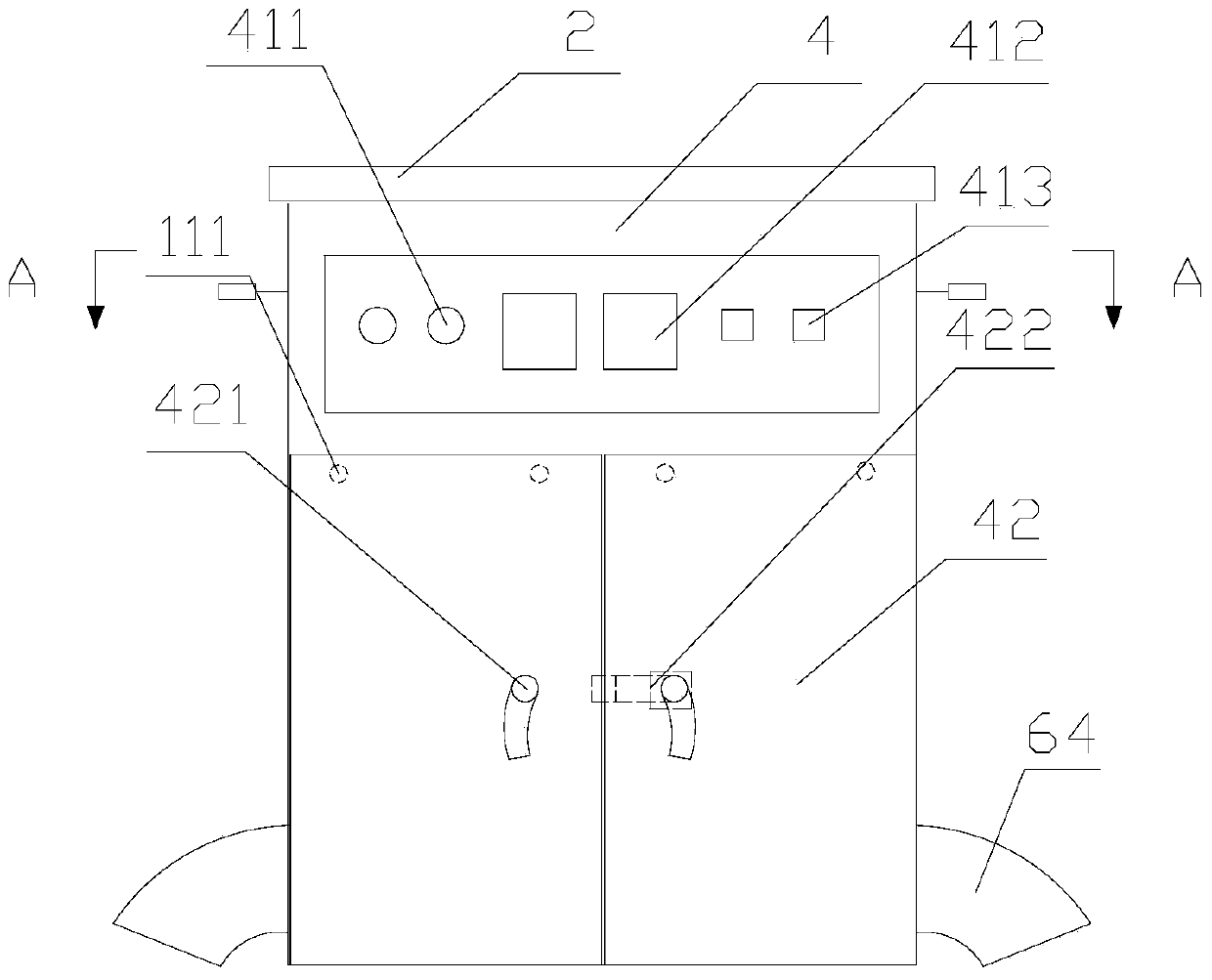 Public transformer cabinet