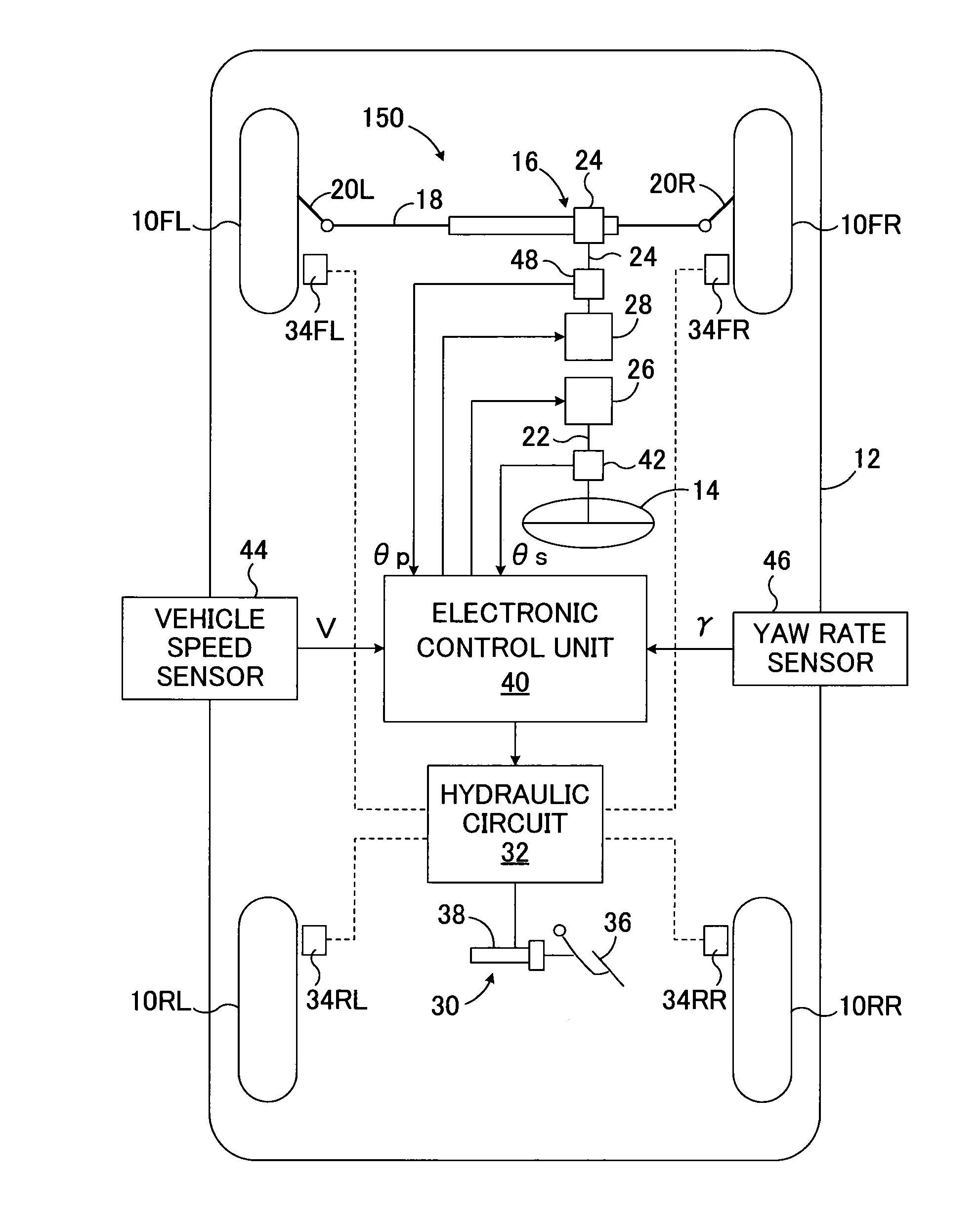 Device for controlling vehicle travel