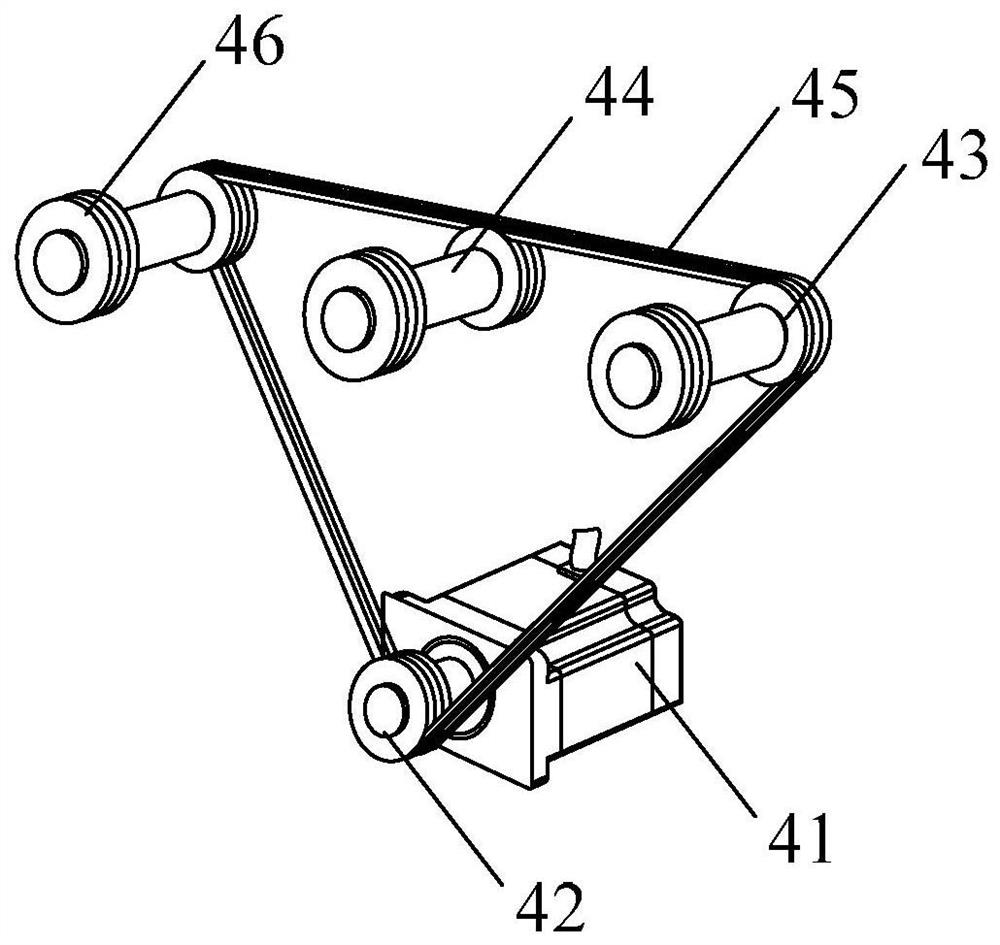 Wicker peeling extrusion wheel adjusting device