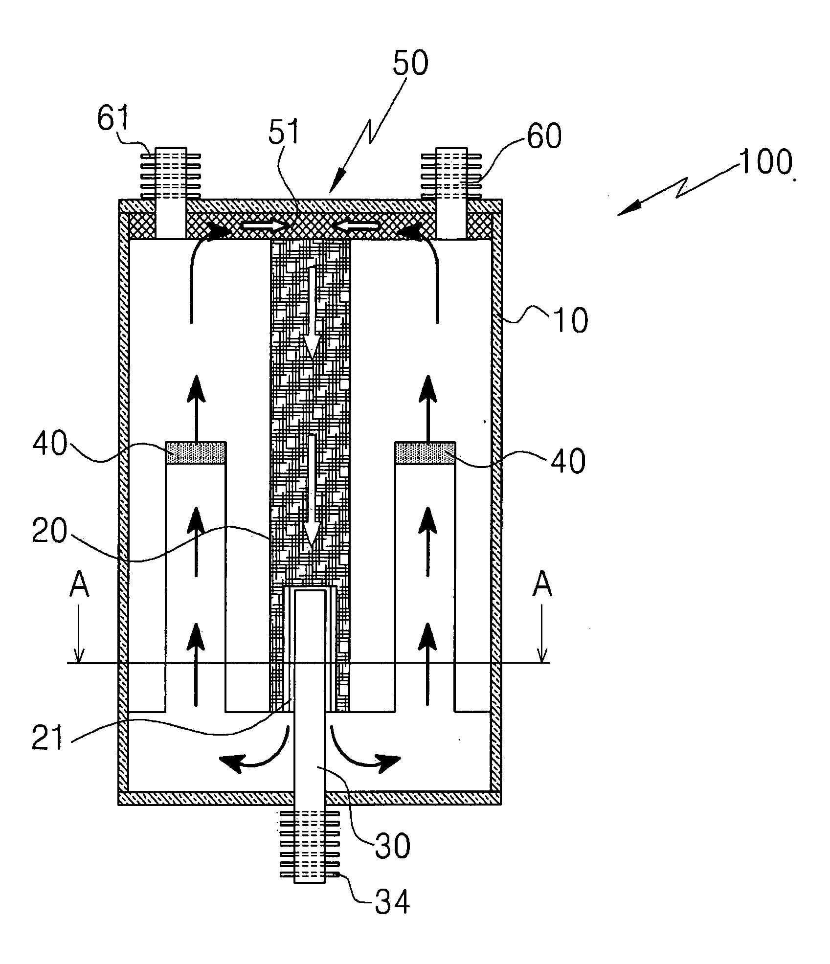 Amtec with heat pipe