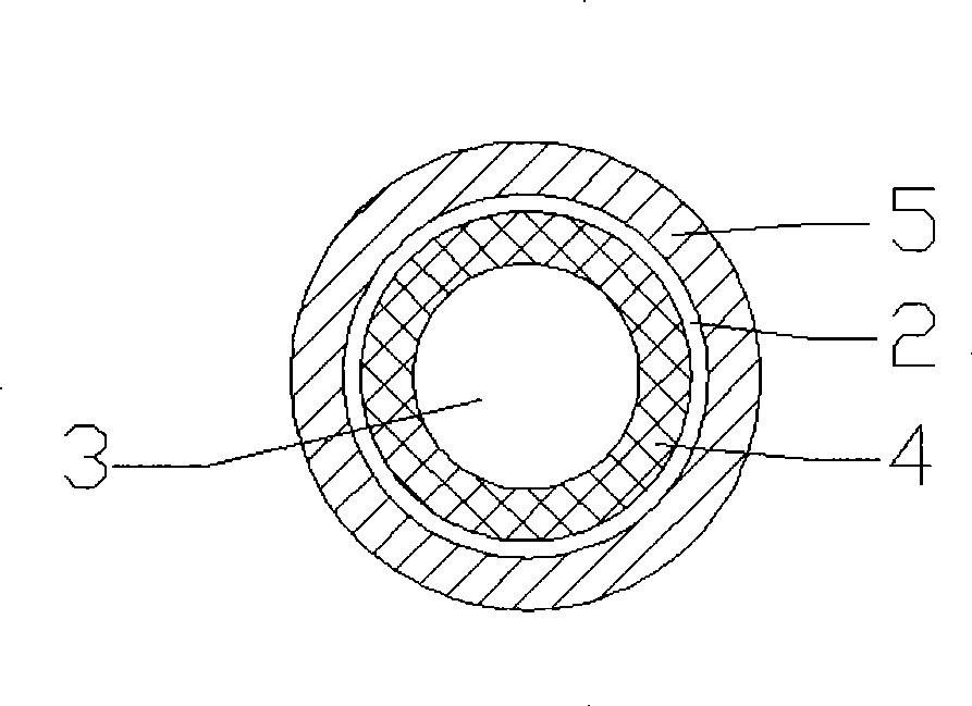 Test piece end reinforcing method in test for FRP rib/anchor rod tensile property