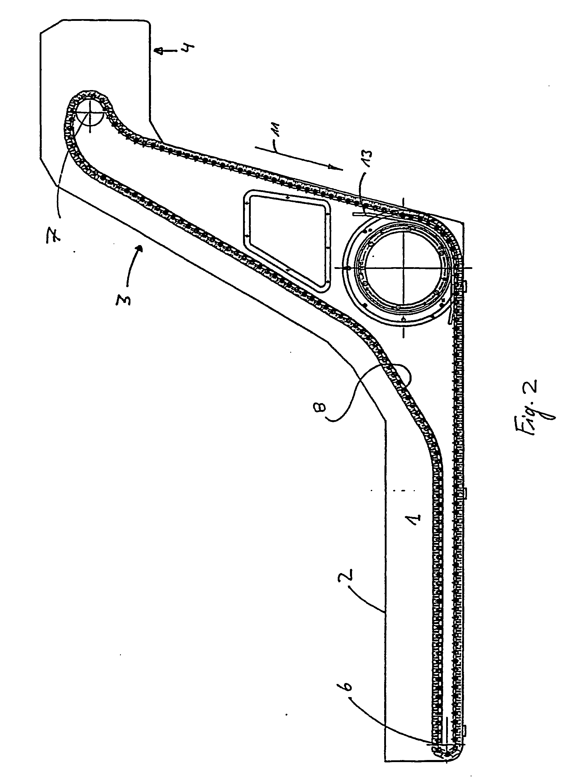 Device for receiving and separating chips and cooling liquid (drive) collecting on machine tools