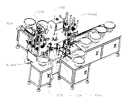 Flexible automatic assembling machine of mobile communication radio frequency coaxial connector