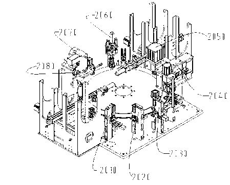 Flexible automatic assembling machine of mobile communication radio frequency coaxial connector