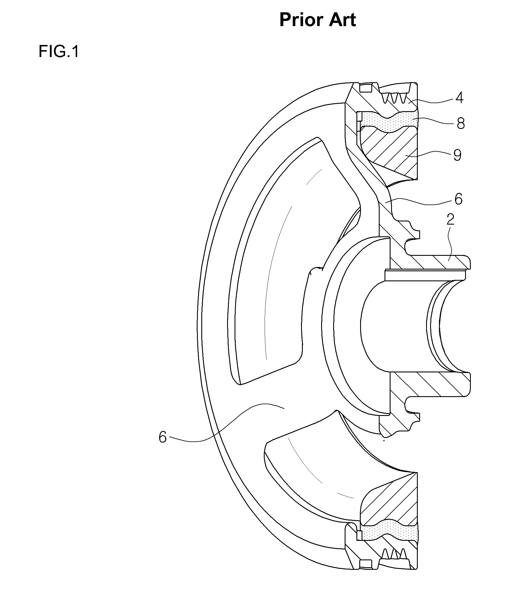 Lightweight damper pulley