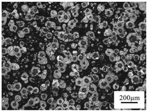 Preparation method of as-cast mixed matrix QT600-10 ductile iron