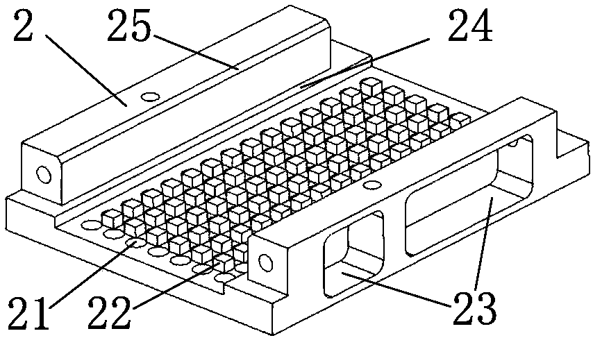 A microwave component welding device