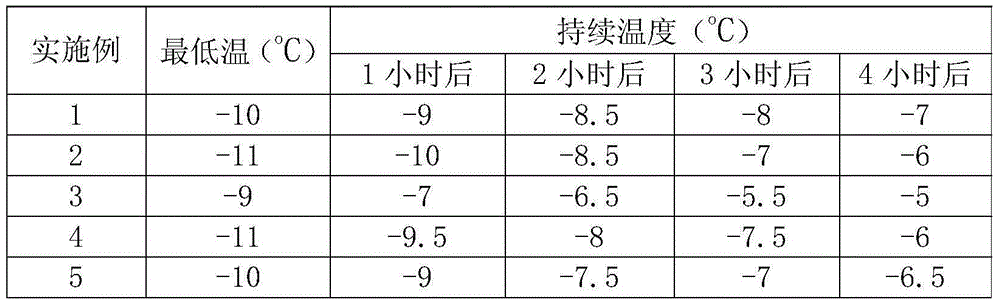 Sodium salt chemical ice bag and preparation method thereof