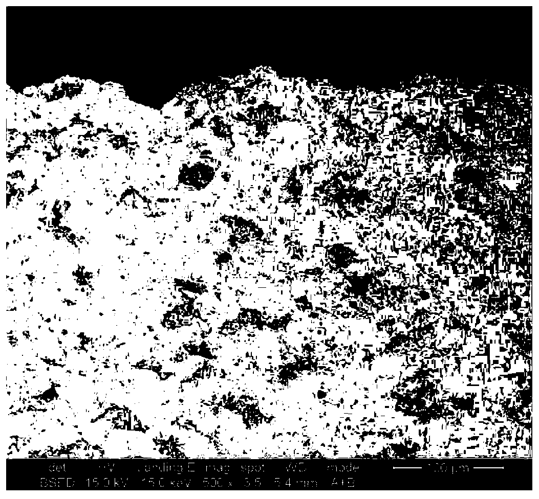 Method for improving molten CMAS corrosion resistance of thermal barrier coating through laser surface treatment