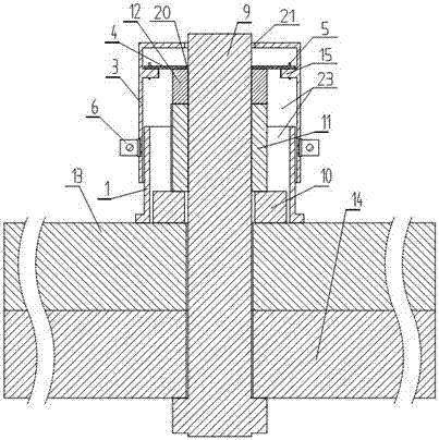 Device used to monitor bolt fracture or looseness