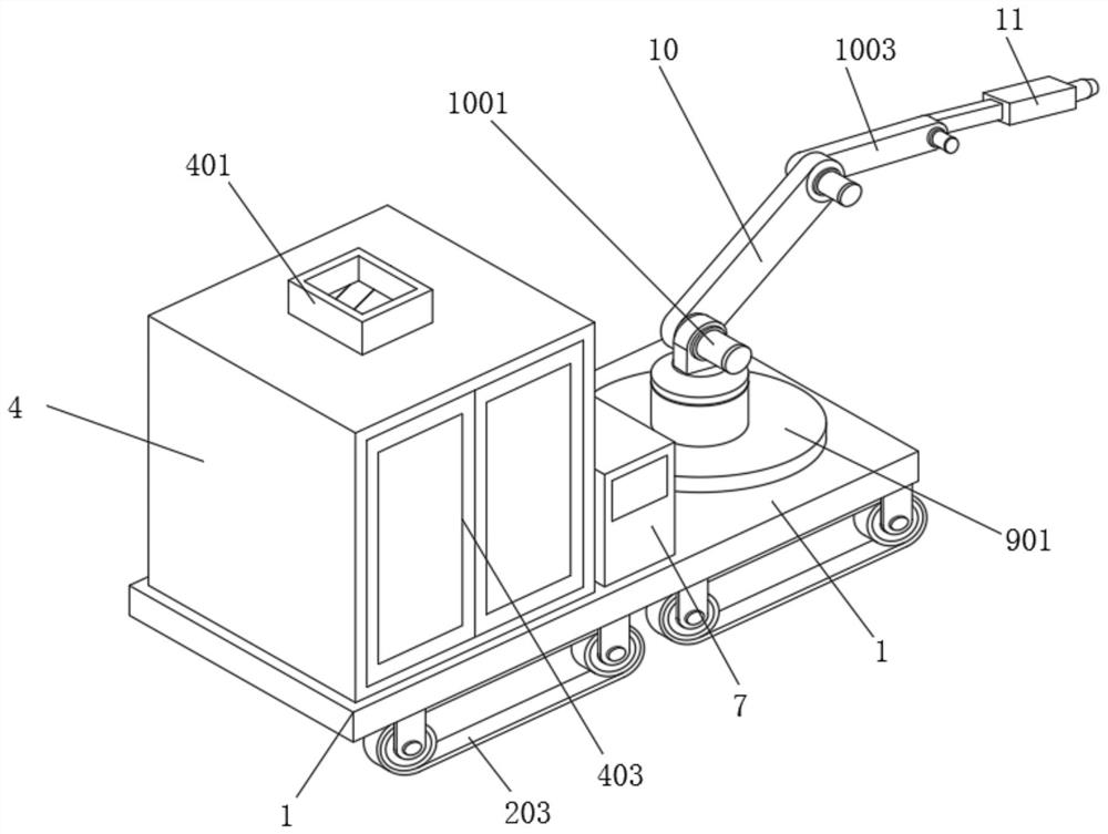 Fruit and vegetable picking robot with built-in positioning function and driving positioning method