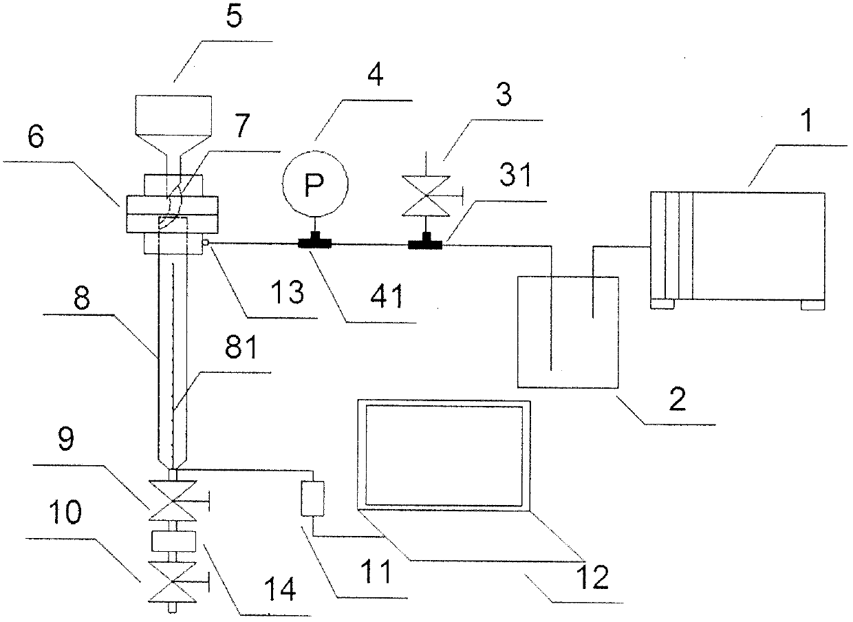 Electric-conductivity type sludge specific resistance measuring apparatus