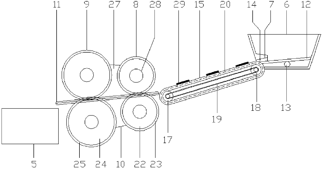 A kind of bamboo crushing machine