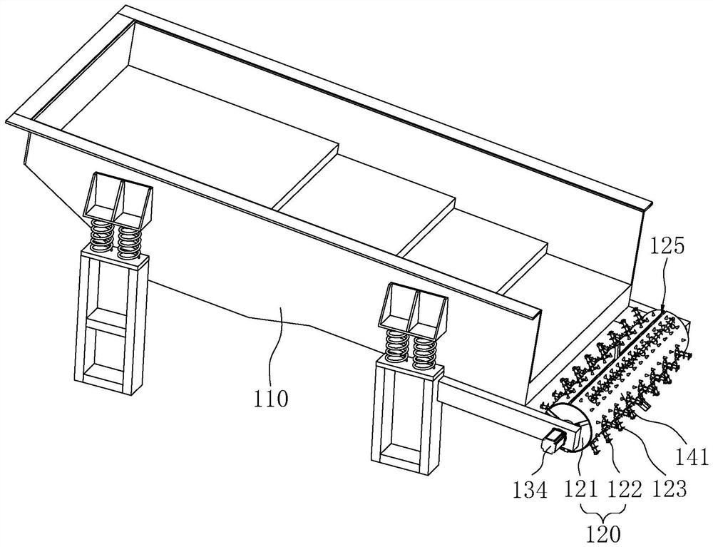 Construction waste recycling production line