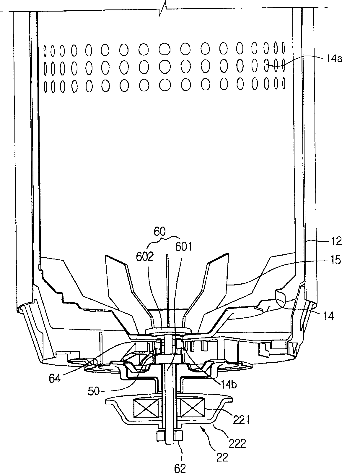 Water-saving type laundry machine