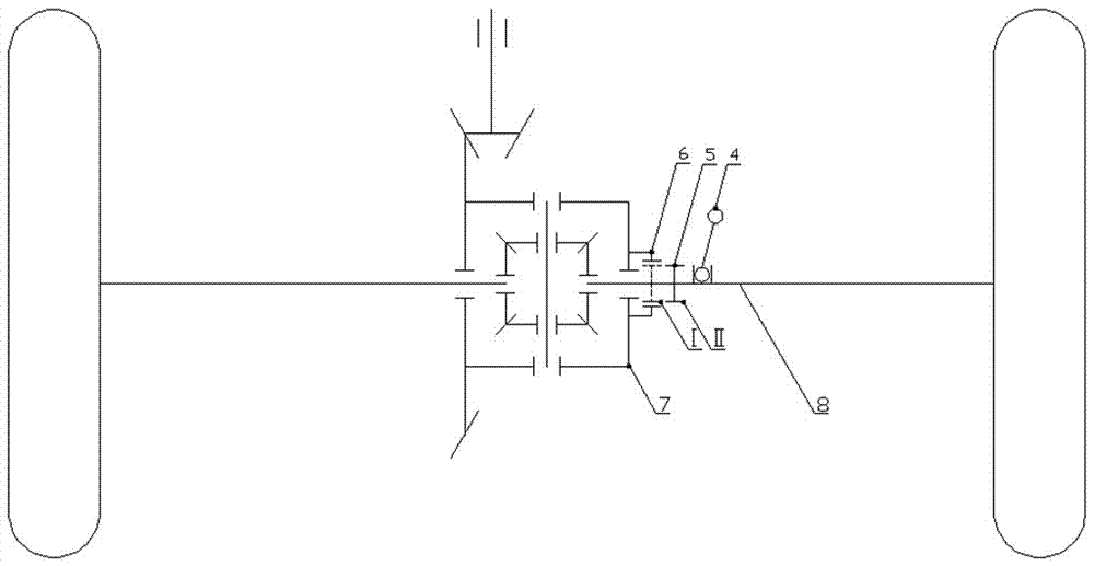 Differential lock control device and vehicle