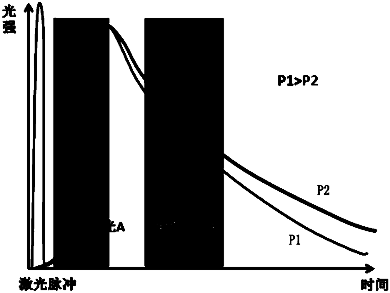 Measuring Method of Molecular Fluorescence Lifetime Based on Pressure Sensitive Paint Probe