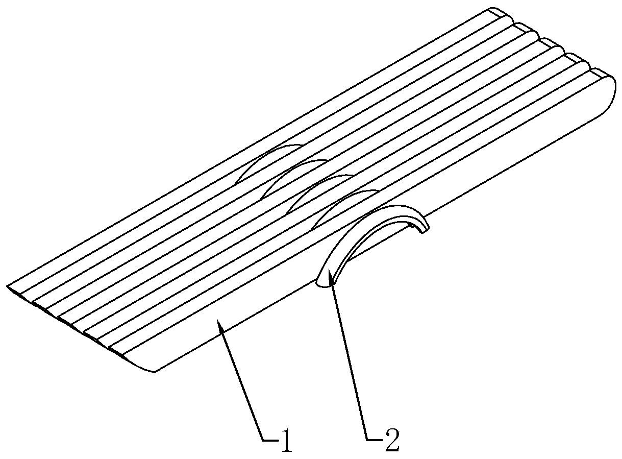 Paper straw bending and skew notch cutting process method