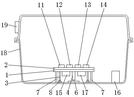 Individual ventilated caging (IVC) system cage environment detection device and using method thereof